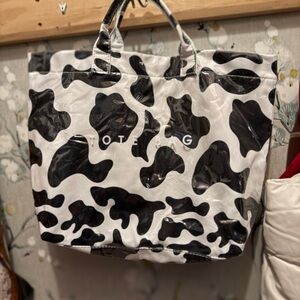 Stylish Black and White Tote Bag